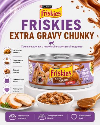 Изображение FRISKIES EXTRA GRAVY CHUNKY