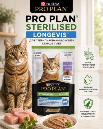 Изображение PRO PLAN STERILISED LONGEVIS