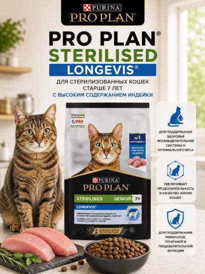 Изображение PRO PLAN STERILISED LONGEVIS