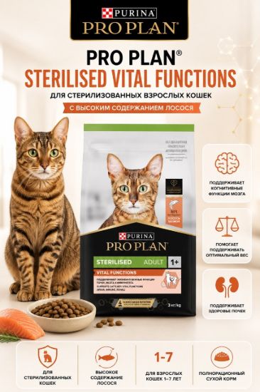 Изображение PRO PLAN STERILISED VITAL FUNCTIONS