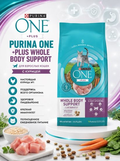Изображение PURINA ONE +PLUS WHOLE BODY SUPPORT
