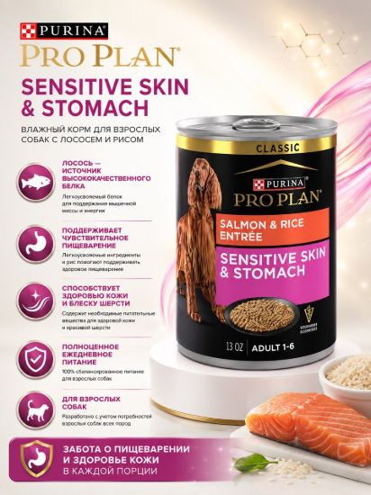 Изображение PRO PLAN SENSITIVE SKIN & STOMACH