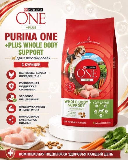 Изображение PURINA ONE +PLUS WHOLE BODY SUPPORT